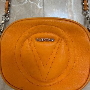 Valentino Vibrant Orange Crossbody Bag